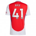 Günstige Fußballtrikots Arsenal Rice 41 Heimtrikot 2024-25 Kurzarm
